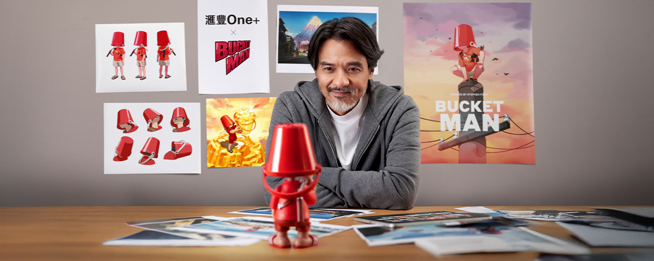 Stephen Fung and BUCKET MAN