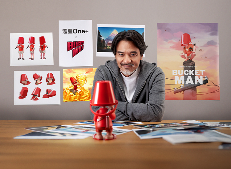 Stephen Fung and BUCKET MAN